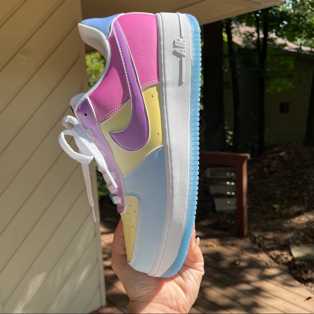 nike air force 1 ‘07 lx uv reactive women’s sneaker